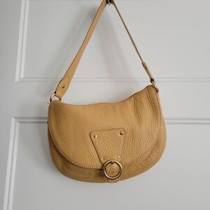 Talbots Camel Leather Hobo Bag